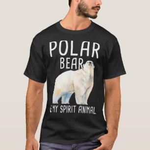 Polar Bear ist mein Geist Tier - Wildnis Lover Zo T-Shirt