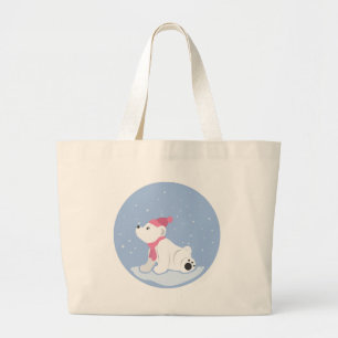 Polar Bear Jumbo Stoffbeutel