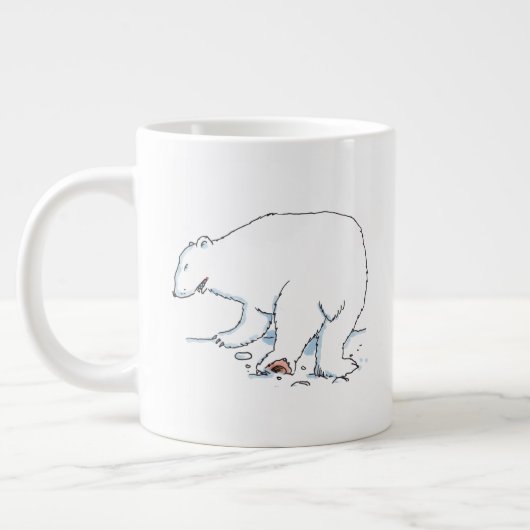 Polar Bear Jumbo-Tasse (Links)
