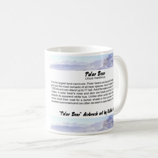 Polar Bear Kaffeetasse (VorderseiteRechts)