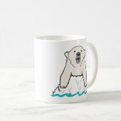Polar Bear Kaffeetasse (VorderseiteRechts)
