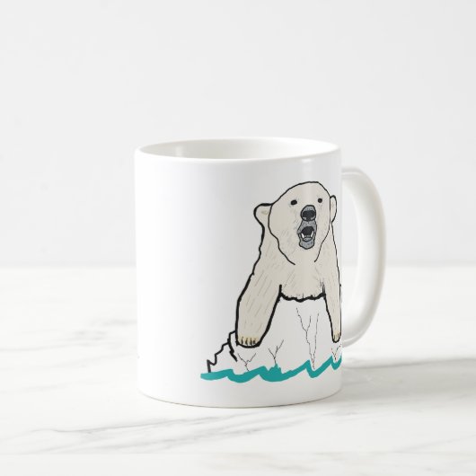 Polar Bear Kaffeetasse (VorderseiteRechts)
