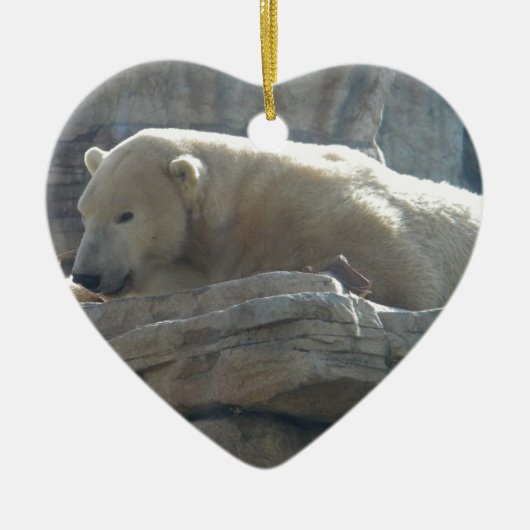Polar Bear Keramik Ornament (Vorne)