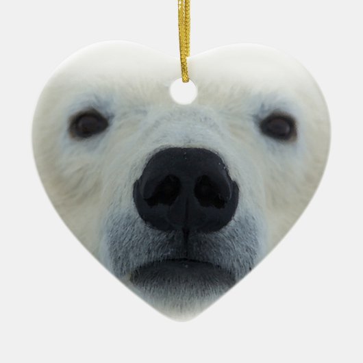 Polar Bear Keramik Ornament (Vorne)