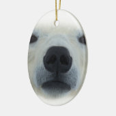 Polar Bear Keramikornament (Links)
