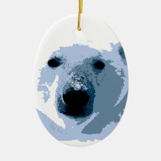 Polar Bear Keramikornament (Vorne)