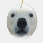 Polar Bear Keramikornament (Links)