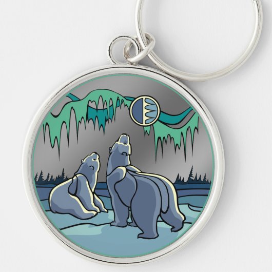 Polar Bear Key Chain Bear Geschenk Polar Bear Schl Schlüsselanhänger (Vorne)