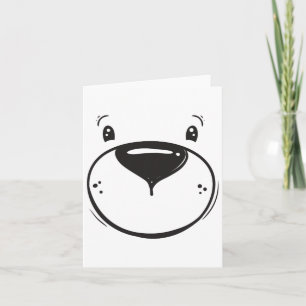 Polar Bear Kids Costume Bear Face Cool Zoo Polar B Karte