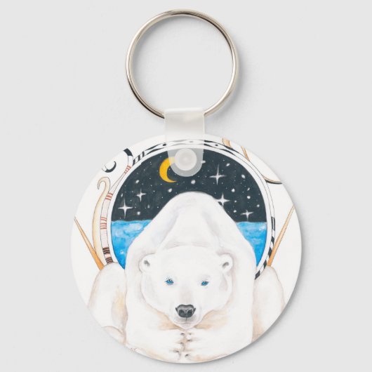Polar Bear King Schlüsselanhänger (Vorderseite)