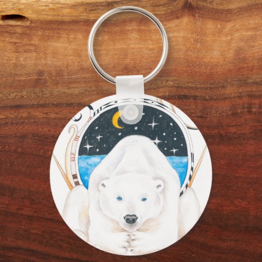 Polar Bear King Schlüsselanhänger (Vorderseite)