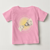 Polar Bear Kiss Baby Shirt Polar Bear Cub T-Shirt (Vorderseite)