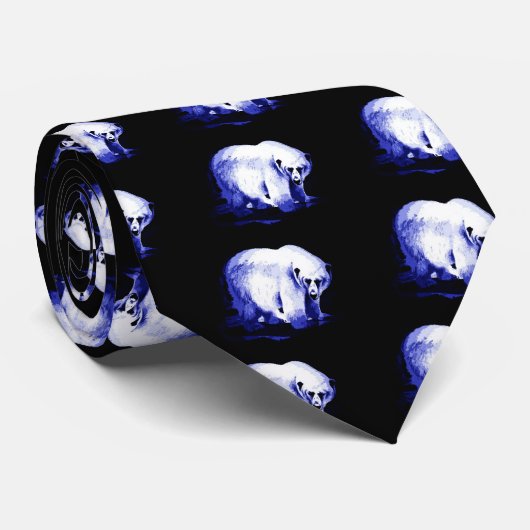 Polar Bear Krawatte (Gerollt)