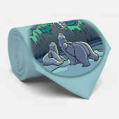 Polar Bear Krawatte Wildlife Art Krawatte Bear Nec (Gerollt)
