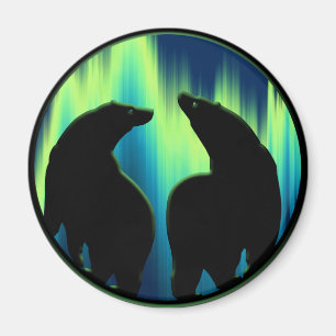 Polar Bear Kühlschrank Magent Wildlife Art Kitchen Magnet