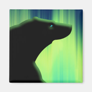 Polar Bear Kühlschrank Magent Wildlife Art Kitchen Magnet