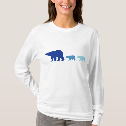 "Polar Bear" Ladys OM Hoody Long Sleeve (Vorderseite)