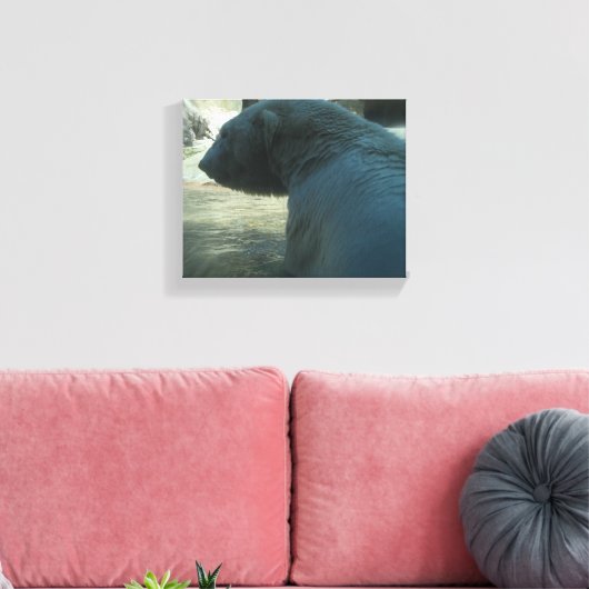 Polar Bear Leinwanddruck (Insitu (Wohnzimmer))