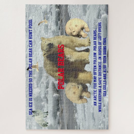 Polar Bear Life 20" x 30", 1014 Stück Puzzle (Vertikal)