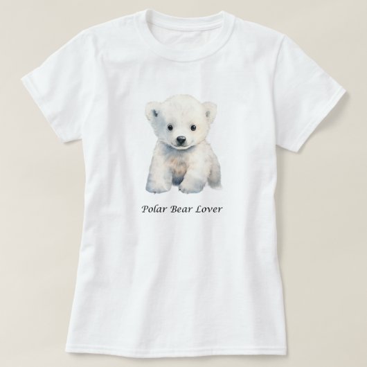 Polar Bear Lover Shirt - Niedliches Polar Bear Shi (Design vorne)
