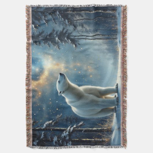 Polar bear magic in the snow decke (Vorderseite Vertikal)