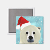 Polar Bear Magnet (Vorderseite/Rückseite)