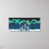 Polar Bear Malerei kanadische Wildlife Canvas Prin Leinwanddruck (Vorderseite)