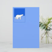 Polar Bear Mama and Cub Painting - Wildlife Art Briefpapier (Stehend Vorderseite)