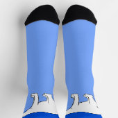 Polar Bear Mama and Cub Painting - Wildlife Art Socken (Oben)