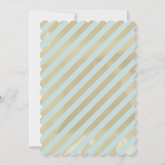 Polar Bear Mama & Cub Blue Baby Dusche Einladung (Rückseite)