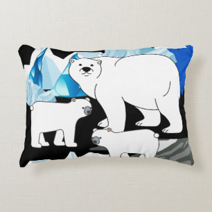 Polar Bear Mama Dekokissen