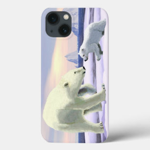 Polar Bear - Mama Nose Best iPhone 13 Hülle