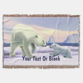 Polar Bear - Mama Nose Best Decke (Vorderseite)