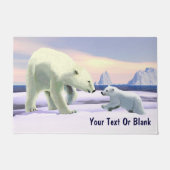 Polar Bear - Mama Nose Best Fußmatte (Vorderseite)