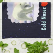 Polar Bear - Mama Nose Best Geschirrtuch (Gefaltet)