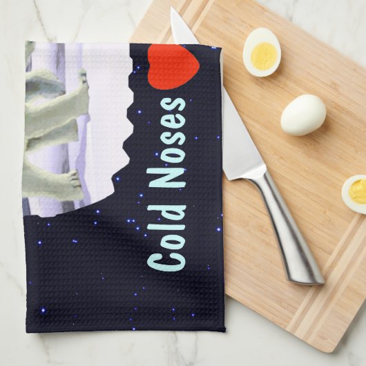 Polar Bear - Mama Nose Best Geschirrtuch (Viertel Falte)