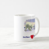 Polar Bear - Mama Nose Best Kaffeetasse (VorderseiteRechts)