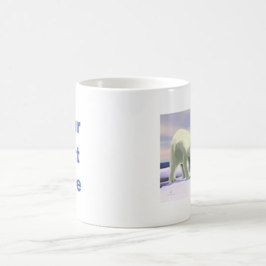 Polar Bear - Mama Nose Best Kaffeetasse (Mittel)