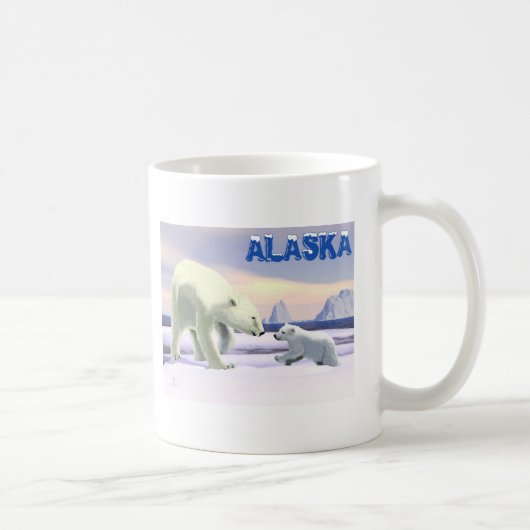 Polar Bear - Mama Nose Best Kaffeetasse (Rechts)