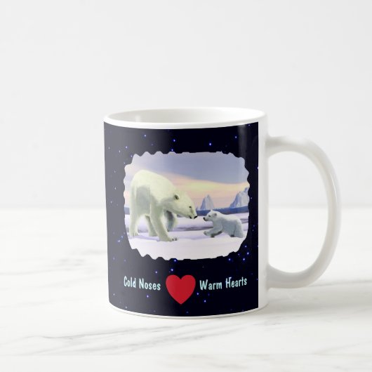 Polar Bear - Mama Nose Best Kaffeetasse (Rechts)