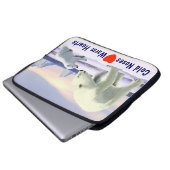 Polar Bear - Mama Nose Best Laptopschutzhülle (Vorne Knopf)