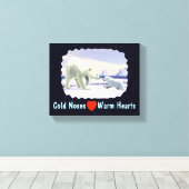 Polar Bear - Mama Nose Best Leinwanddruck (Insitu (Holzboden))