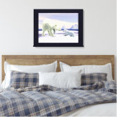 Polar Bear - Mama Nose Best Leinwanddruck (Insitu (Schlafzimmer))