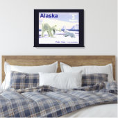 Polar Bear - Mama Nose Best Leinwanddruck (Insitu (Schlafzimmer))