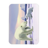 Polar Bear - Mama Nose Best Magnet (Vertikal)