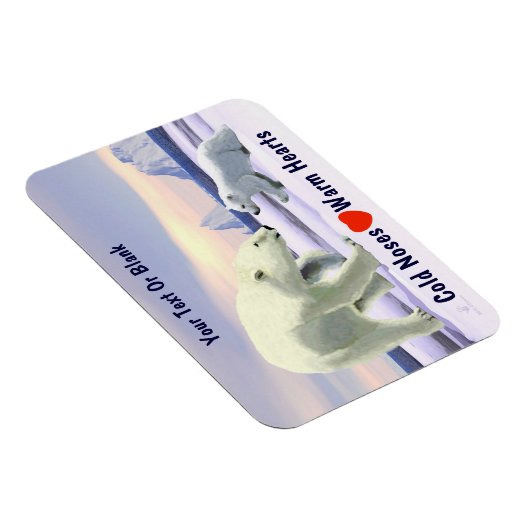 Polar Bear - Mama Nose Best Magnet (Rechte Seite)