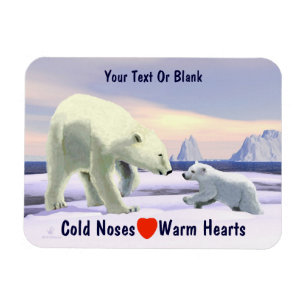 Polar Bear - Mama Nose Best Magnet