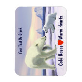 Polar Bear - Mama Nose Best Magnet (Vertikal)