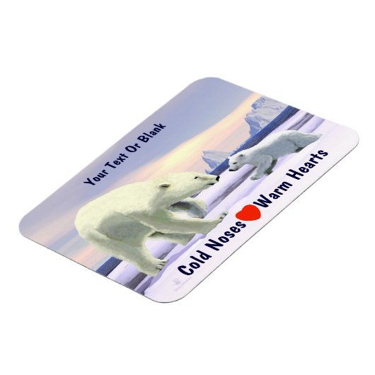 Polar Bear - Mama Nose Best Magnet (Linke Seite)