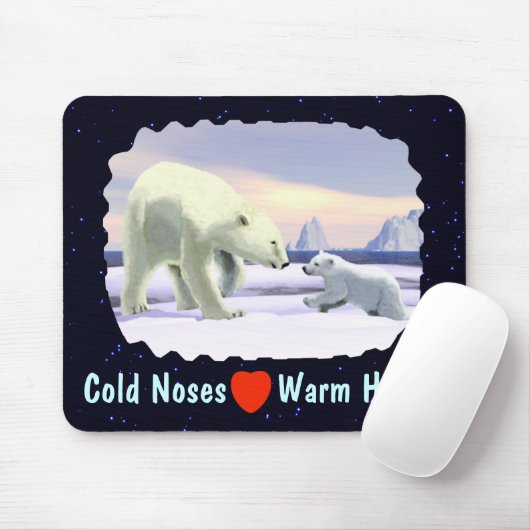Polar Bear - Mama Nose Best Mousepad (Mit Mouse)